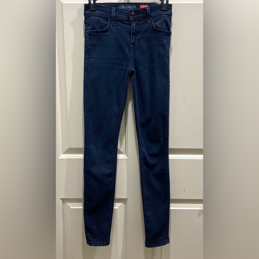 Level 99 Tanya High Rise Skinny SZ 25 Minimalist Elevated Chic Denim Blue Jeans
